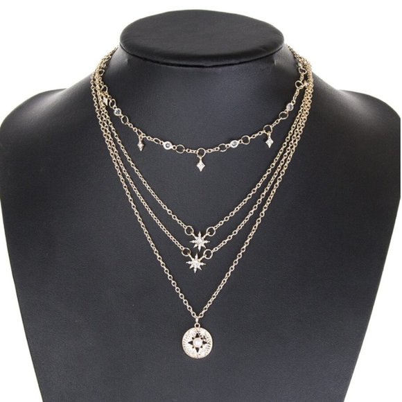 ๐โจ Celestial Layer Necklace - Picture 3 of 5